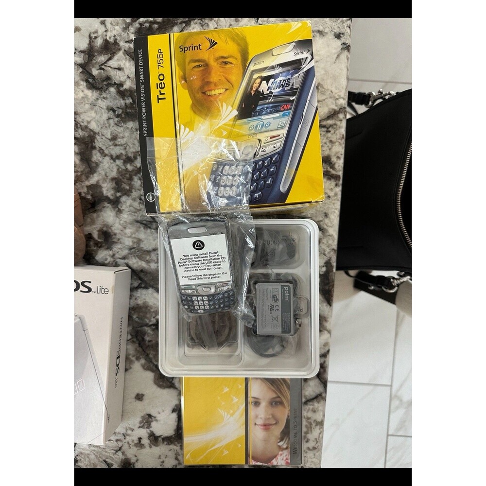 Palm Treo 755p Sprint New Open Box Unused Complete Vintage Smartphone